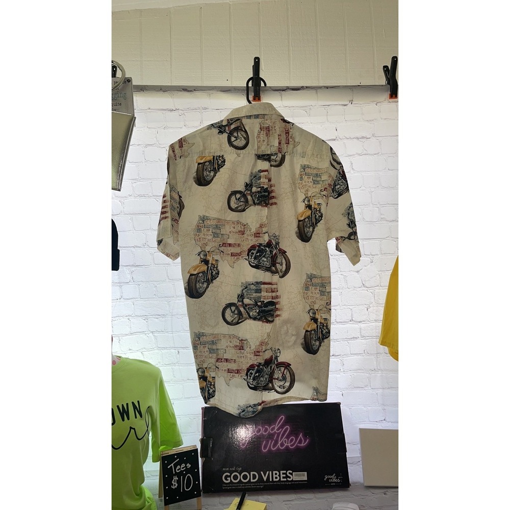 North River size M motorcycle button down - Picture 5 of 5
